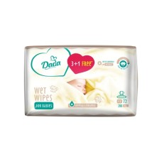 Дитячі вологі серветки Dada 3+1 з екстрактом ромашки (4 х 72 шт.) (4820174980863)