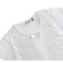 Кофта дитяча Matilda з мереживом з коротким рукавом (10497-152G-white)