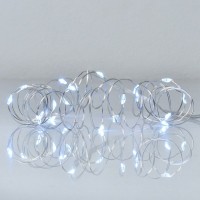 Гірлянда YES! Fun Нитка на мідному дроті 20 LED Холодно-біла 2 м Статична На батарейках (975021)