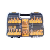 Набір фрез DeWALT діаметр хвостовика 8 мм, 22 шт. (DT90017)