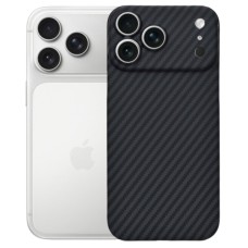 Чохол до мобільного телефона BeCover FIBRA Carbonite MagSafe Apple iPhone 17 Pro Max Black (715410)