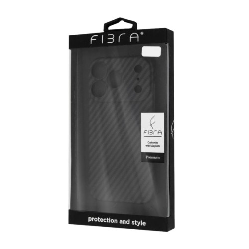 Чохол до мобільного телефона BeCover FIBRA Carbonite MagSafe Apple iPhone 17 Pro Max Black (715410)