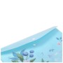 Папка - конверт Buromax А4 на кнопці, BLUEBERRY ARABESKI, напівпрозора,аквамарин (BM.3943-52)