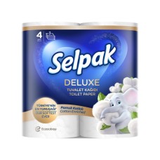 Туалетний папір Selpak Deluxe 3 шари 4 рулони (8690530046566)