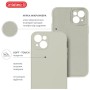 Чохол до мобільного телефона Intaleo SoftShell Camera Protection Apple iPhone 13 White (1283126520402)