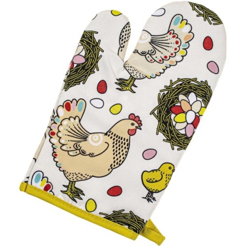 Кухонна прихватка Home Line Рукавиця Курочки 17x28 см (182829)