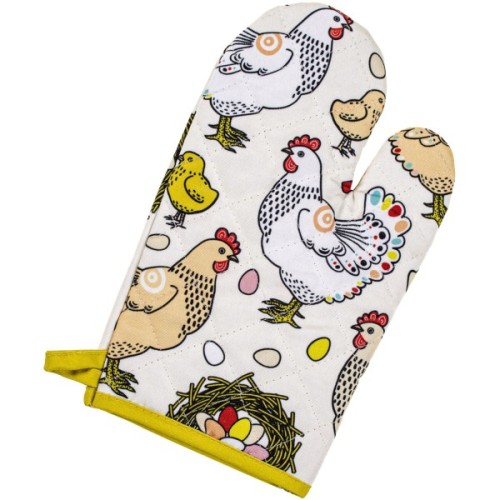 Кухонна прихватка Home Line Рукавиця Курочки 17x28 см (182829)