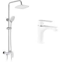 Душовий гарнітур Kroner Armada-W063 + змішувач Armada-W010 (CVS30214)