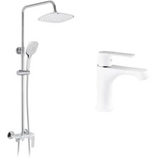 Душовий гарнітур Kroner Armada-W063 + змішувач Armada-W010 (CVS30214)