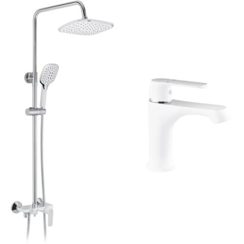 Душовий гарнітур Kroner Armada-W063 + змішувач Armada-W010 (CVS30214)