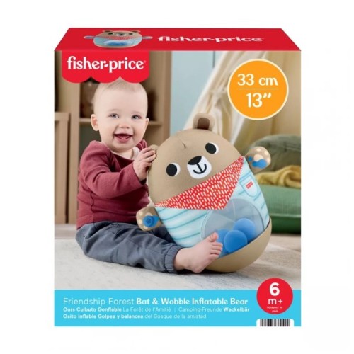 Розвиваюча іграшка Fisher-Price Ведмедик-неваляйко (JLB83)