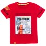 Футболка дитяча Blueland PEACEFUL (11016-116B-red)