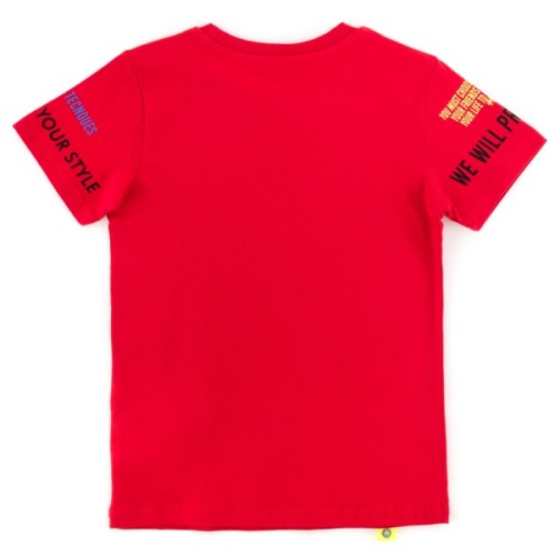 Футболка дитяча Blueland PEACEFUL (11016-116B-red)