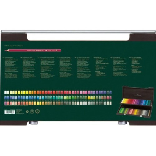 Олівці кольорові Faber-Castell POLYCHROMOS художні 120 колорів у дерев'яному пеналі (110013) (22231)