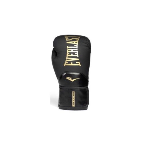 Боксерські рукавички Everlast Elite 2 Boxing Glove P00003271 чорний, золотий 12 унцій (009283623715)