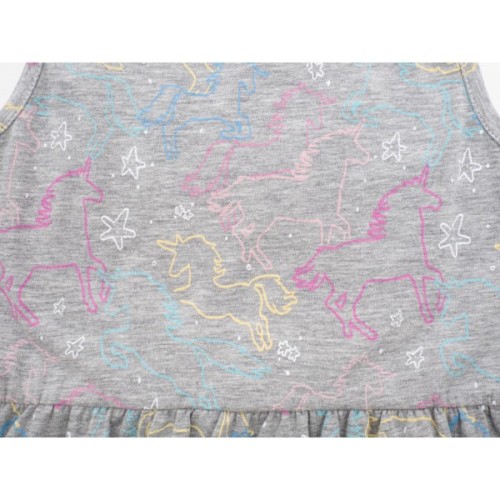 Плаття дитяче Lovetti трикотажне (5758-70-122G-gray)
