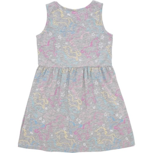 Плаття дитяче Lovetti трикотажне (5758-70-122G-gray)