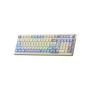 Клавіатура Aula S99 Wireless/Bluetooth/USB UA White/Purple (6948391209906)