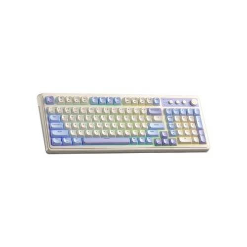 Клавіатура Aula S99 Wireless/Bluetooth/USB UA White/Purple (6948391209906)