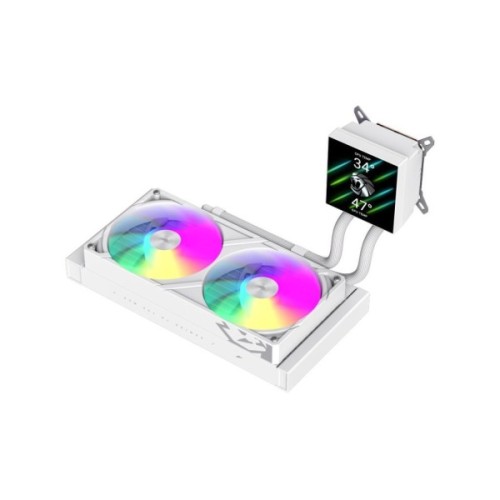 Система рідинного охолодження Gamemax GLACIER 240 LCD WH