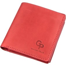Портмоне Grande Pelle З накладною монетницею Червоне (11224)