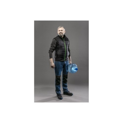 Футболка робоча Hoegert ILM HT5K420-2XL з довгим рукавом 100% бавовна графіт, 2XL (56) (HT5K420-2XL)