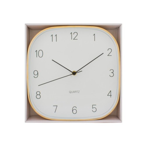 Настінний годинник Optima Promo Promo Jewel, металевий, золотий (O52080-15)