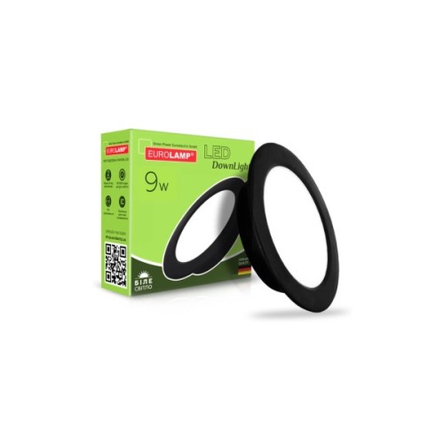 Світильник Eurolamp LED 9W 4000K (LED-DLR-9/4(new)(black))