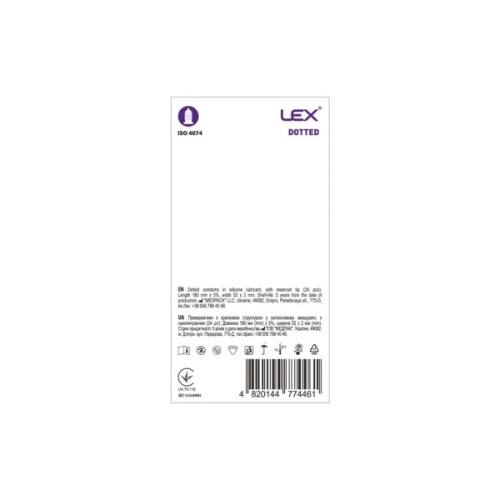 Презервативи Lex Condoms Dotted 24 шт. (4820144774461)