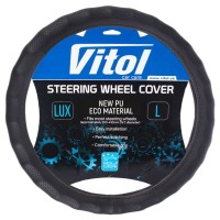 Чохол на руль VITOL M чорн (VLOD-NPU892 BK M)