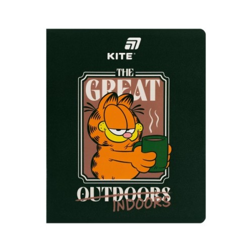 Зошит Kite Garfield, 48 аркушів, клітинка (GF26-259)
