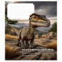 Зошит Школярик Dinosaurs 12 аркушів клітинка (012-3753K)