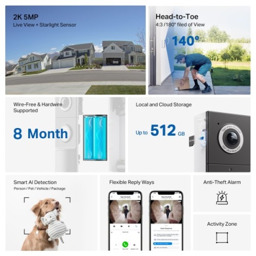 Дверний дзвінок TP-Link Tapo D235 (TAPO-D235)