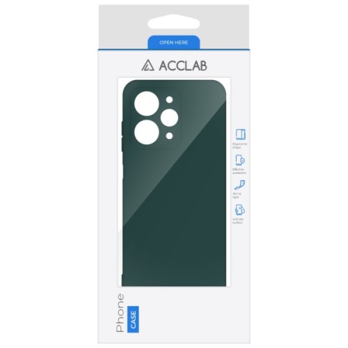 Чохол до мобільного телефона ACCLAB Silicone Case Xiaomi Redmi 12 Dark Green (1283126602351)