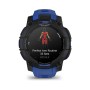 Смарт-годинник Garmin Instinct 3, 45mm, AMOLED, Black with Bolt Blue Band, GPS смарт-годинник (010-02936-03)