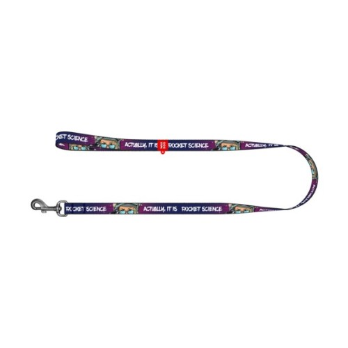 Повідець для собак WAUDOG Nylon "Космос. Ракетобудування" L-XXL 25 мм х 122 см (4925-0124)