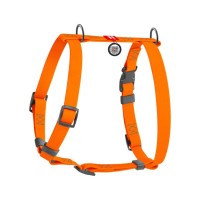 Шлея для собак WAUDOG Waterproof анатомічна Н-подібна S помаранчева (32944)