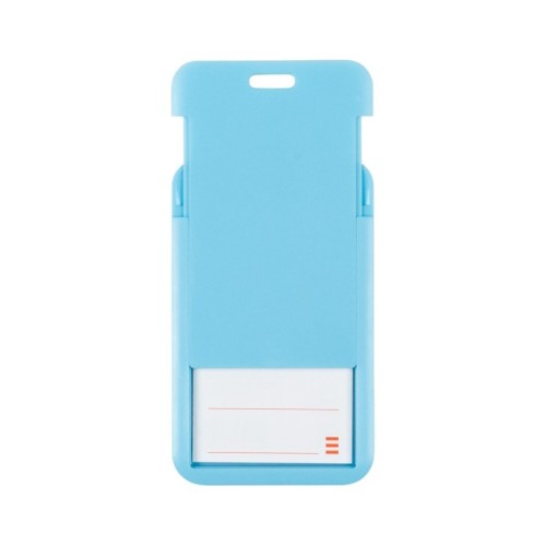 Бейдж Axent слайдер вертикальний, 54х85мм , блакитний (4500V-22-A)