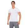 Футболка Kappa T-shirt Mezza Manica Scollo V K1311 Bianco білий L (8052394813904)
