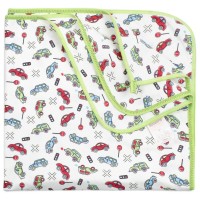 Ковдра дитяча Miniworld з машинками (13100-green)