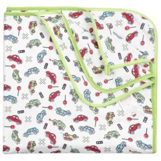Ковдра дитяча Miniworld з машинками (13100-green)