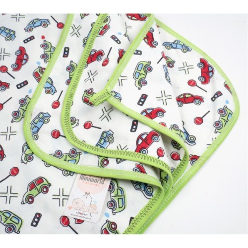 Ковдра дитяча Miniworld з машинками (13100-green)