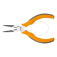 Плоскогубці Neo Tools подовжені вигнуті прецизійні, 140 мм (01-103)