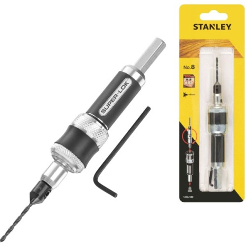 Набір інструментів Stanley SUPER-LOCK свердло 4 мм, L = 67 мм, біта PZ2 L = 32 мм, магнітний тримач (STA62380)