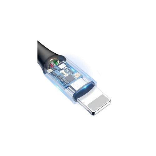 Дата кабель USB 2.0 AM to Lightning 1.0m 2.4A purple Baseus (CALCD-05)