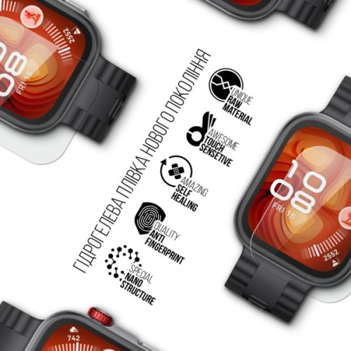 Плівка захисна Armorstandart hydrogel Huawei Watch Fit 5 Pro 6 pcs (ARM93579)