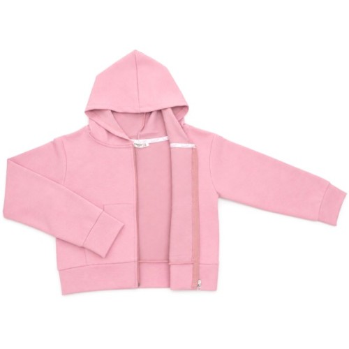 Спортивний костюм дитячий Breeze на блискавці з капюшоном (21207-134G-pink)