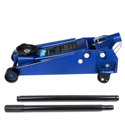 Домкрат Vitol DP-300028, підкатний, гідравлічний, 3т, min 140мм, max 465мм (DP-300028)