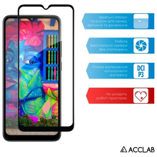 Скло захисне ACCLAB Full Glue Xiaomi Redmi A1 Black (1283126545306)