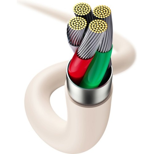 Дата кабель USB 2.0 AM to Lightning 2.0m 2.4A pink Baseus (CAGD000104)